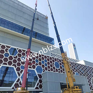 明州環境能源公司幕墻換玻璃